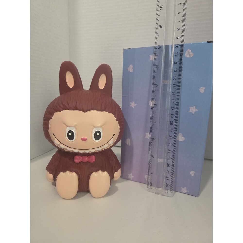 Brown PIGGY BANK Monster Figurine  7x4x3 Inches For Coins/Money NEW NIB